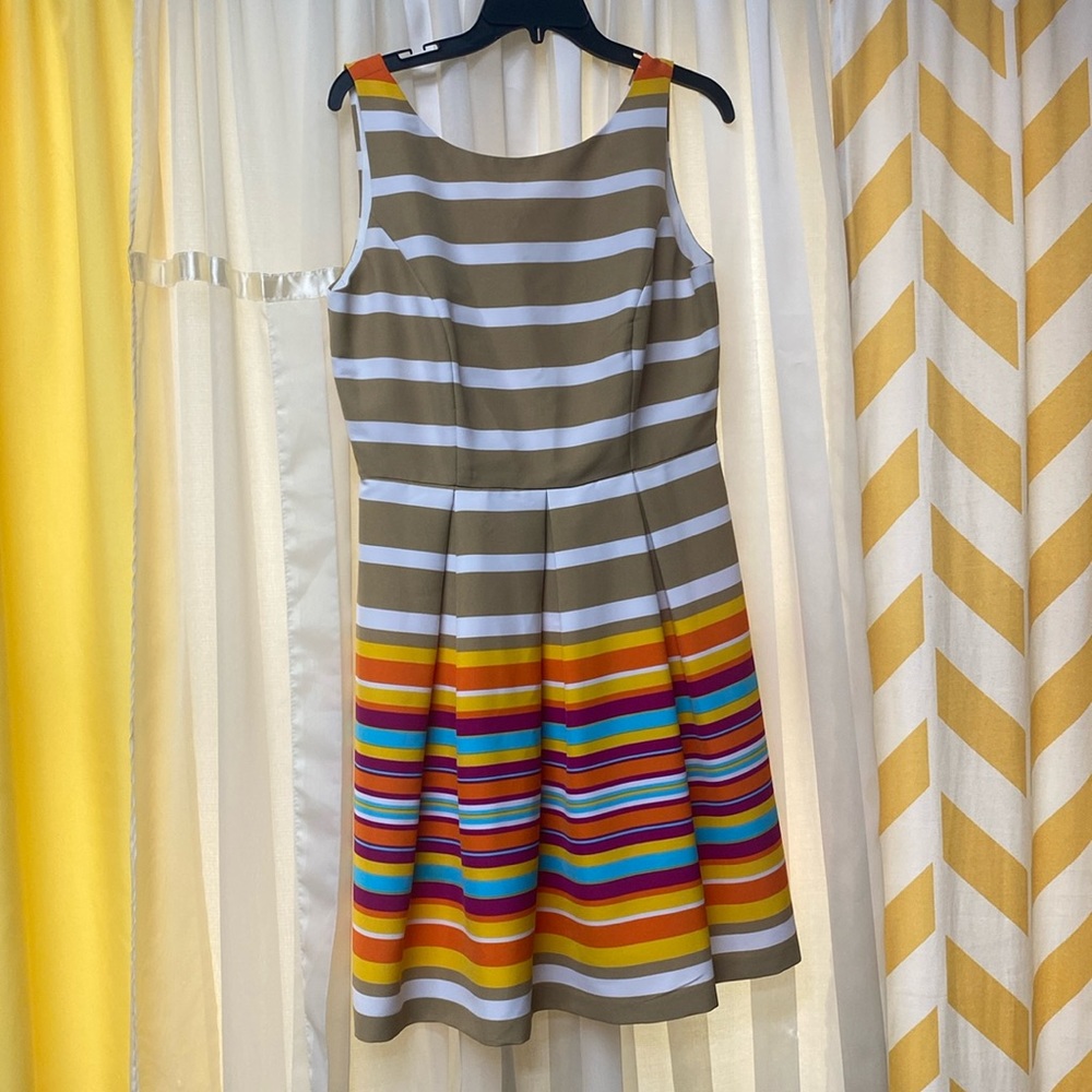 Ronni Nicole Striped dress size 10 EUC